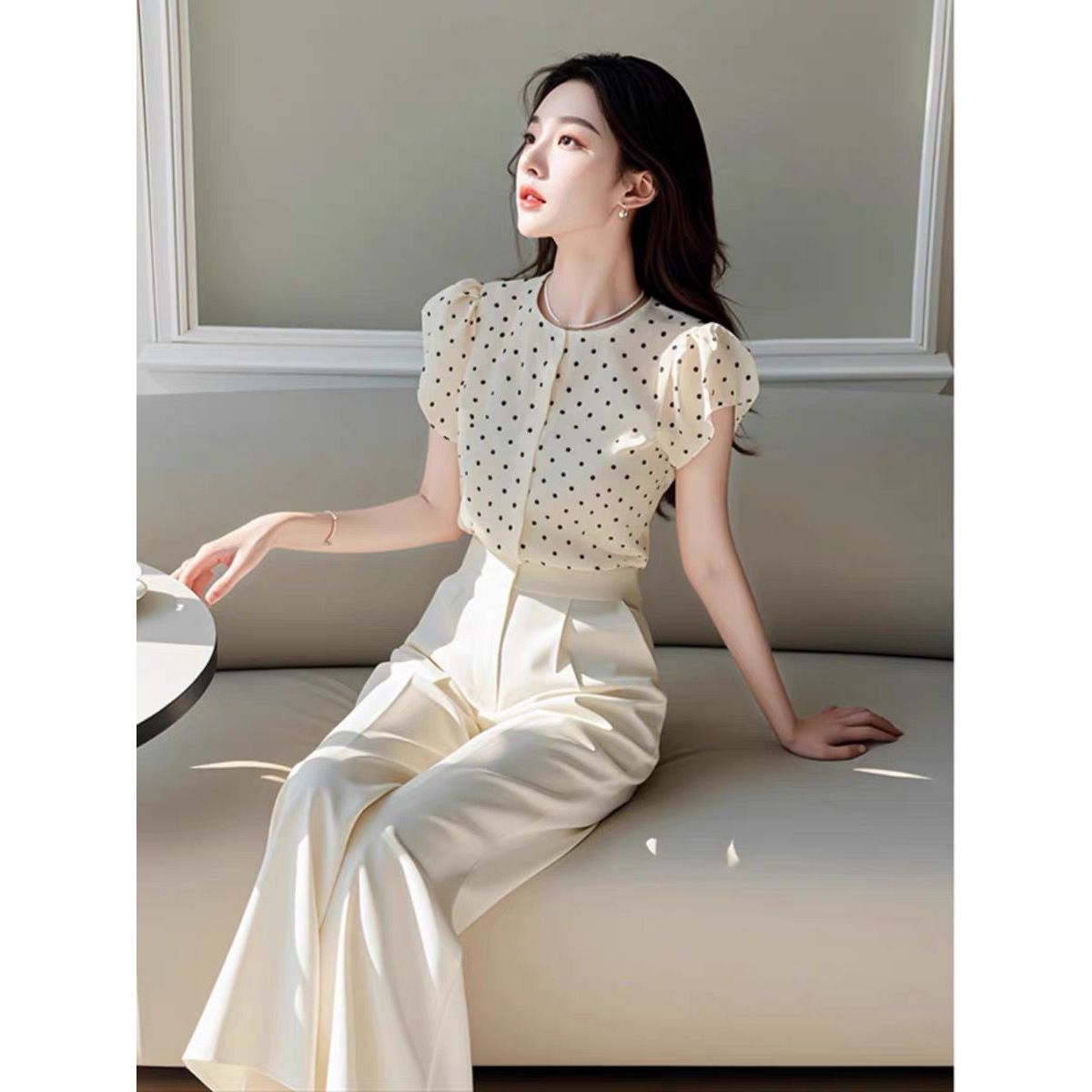 Wide Leg Palazzo Pants - New Summer Elegant Women's Two Piece