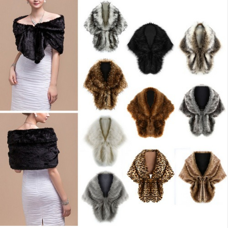 Women'S Fashion Long Coat - Solid Color Faux Fur Long Plush