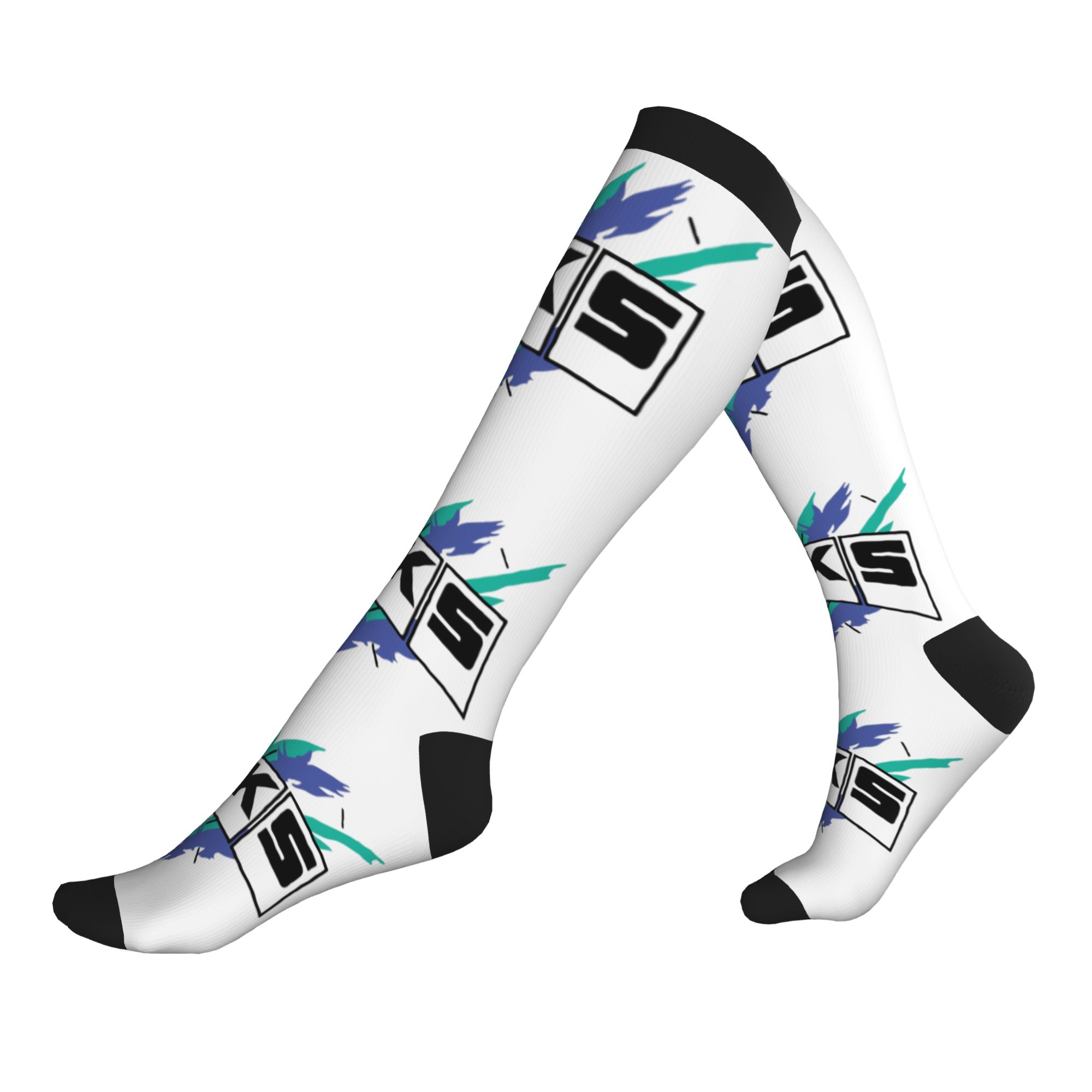 Women Fashion Logo - Fashion Print HKS Vintage Logo Socks