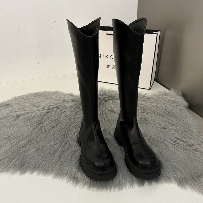 Retro Bare Colored Boots Women - đánh giá và giá Women'S Fashion Knee High Boots