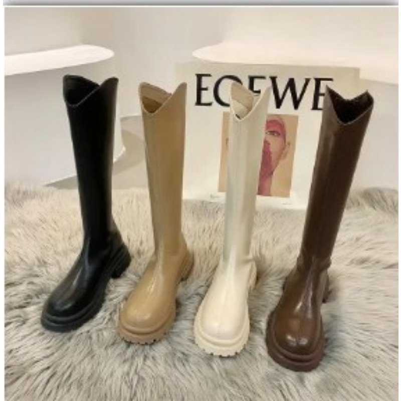 Retro Bare Colored Boots Women - đánh giá và giá Women'S Fashion Knee High Boots