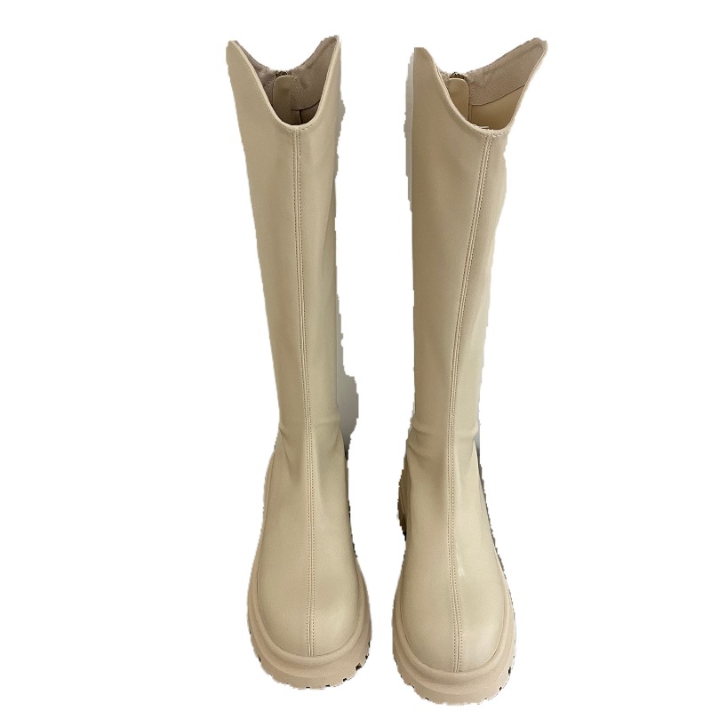 Retro Bare Colored Boots Women - đánh giá và giá Women'S Fashion Knee High Boots