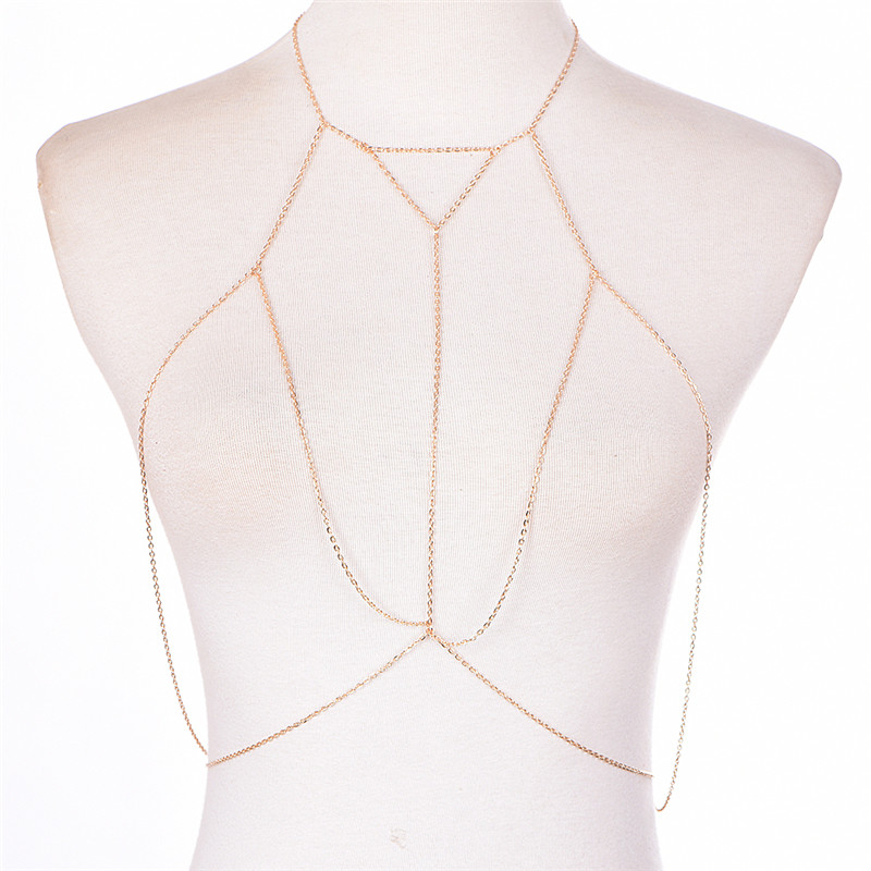 Thời Trang Vàng Bạc Chuỗi Nối  - đánh giá và giá Women'S Fashion Harness