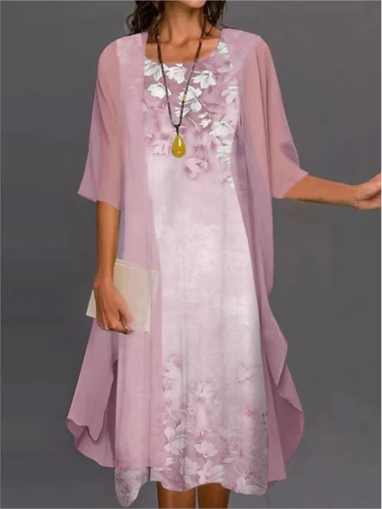 Summer Elegant Dress Two-piece - đánh giá và giá Women'S Fashion Long Coat
