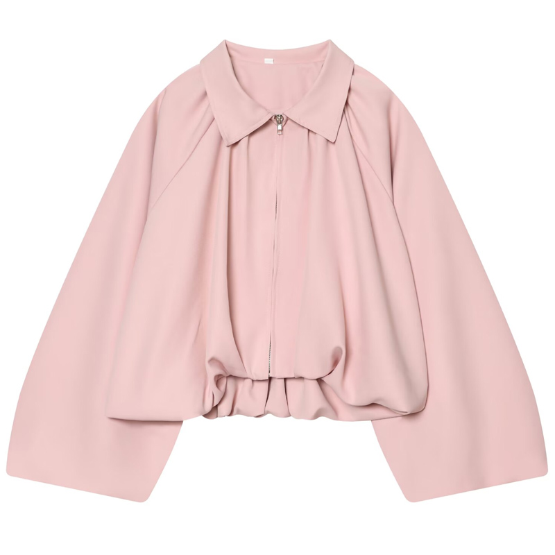 HXAO Women's Loose Pink Croppe - đánh giá và giá Women'S Fashion Quarter Zip