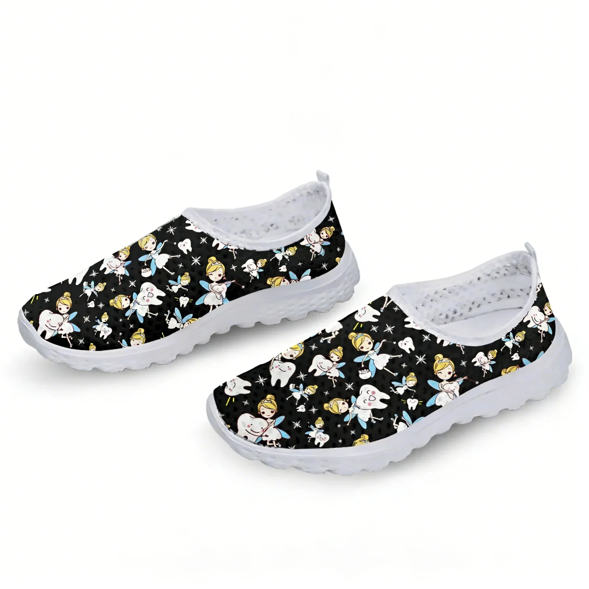 Cute Cartoon Nurse Elf/Teeth M - đánh giá và giá Women'S Fashion Tennis Shoes