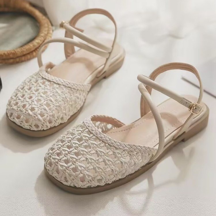 French-style Closed-toe Sandal - đánh giá và giá Women Fashion Heels