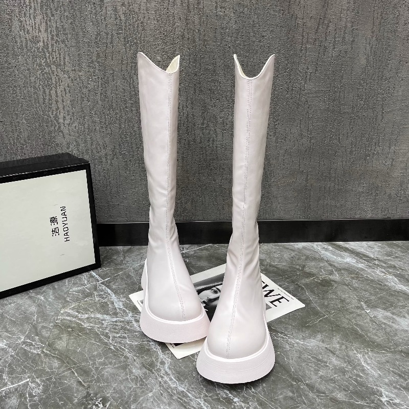 Women's New Simple Solid Color - đánh giá và giá Women'S Fashion Knee High Boots