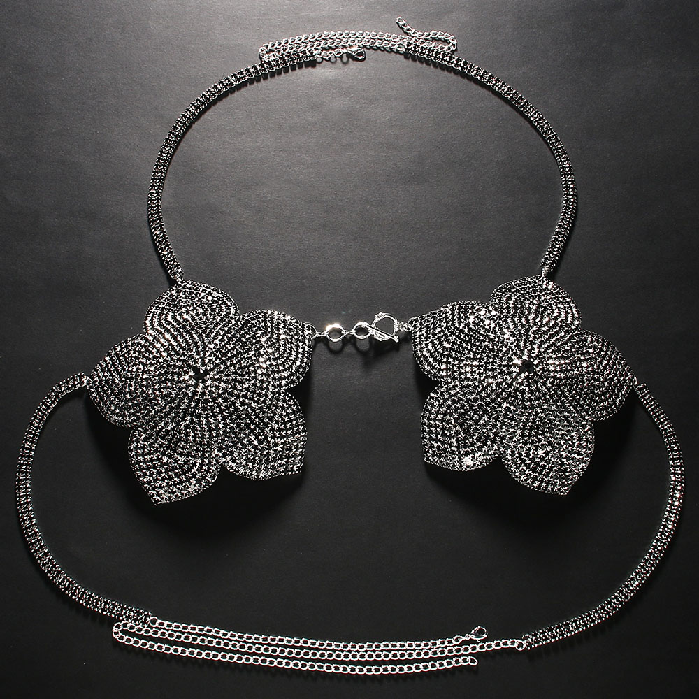 Stonefans Black Crystal Flower - đánh giá và giá Women'S Fashion Harness