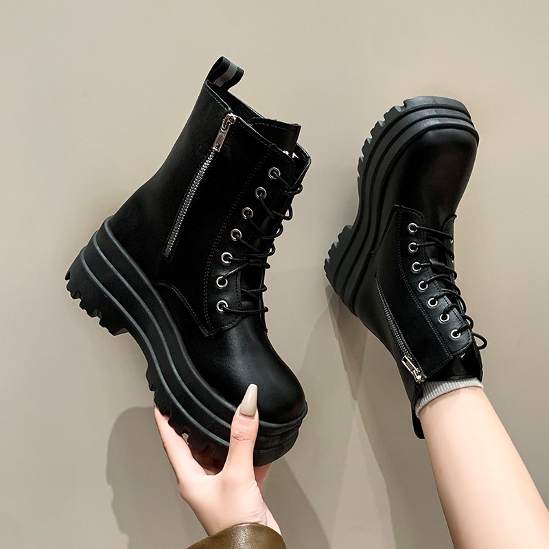Fall/Winter New Side Zip Platf - đánh giá và giá Women'S Fashion Socks