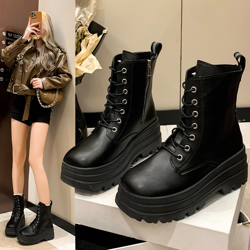 Fall/Winter New Side Zip Platf - đánh giá và giá Women'S Fashion Socks
