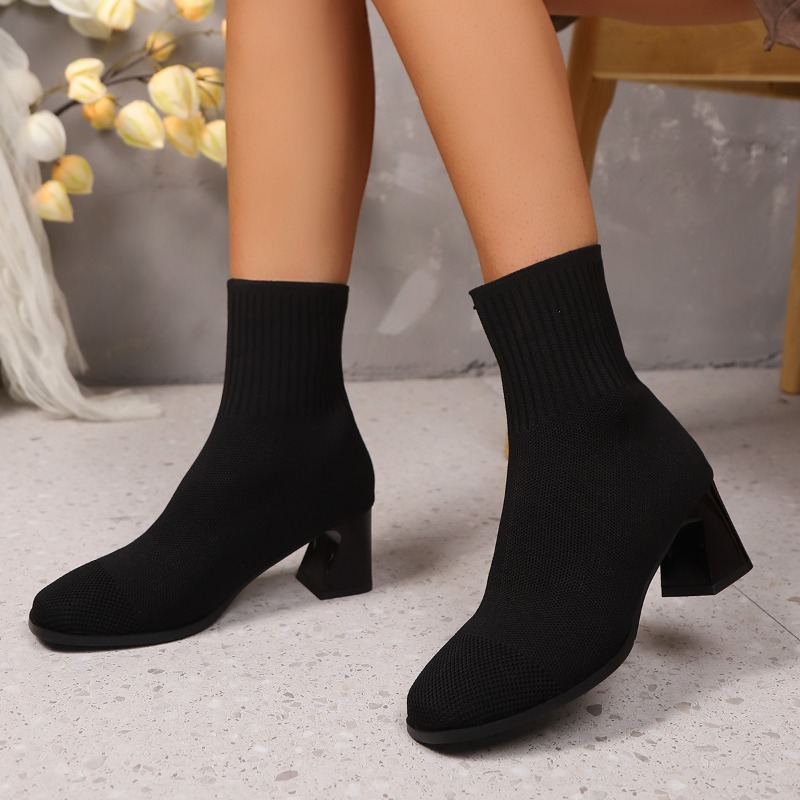 Women's Ankle Boots Knitted He - đánh giá và giá Women'S Fashion Socks