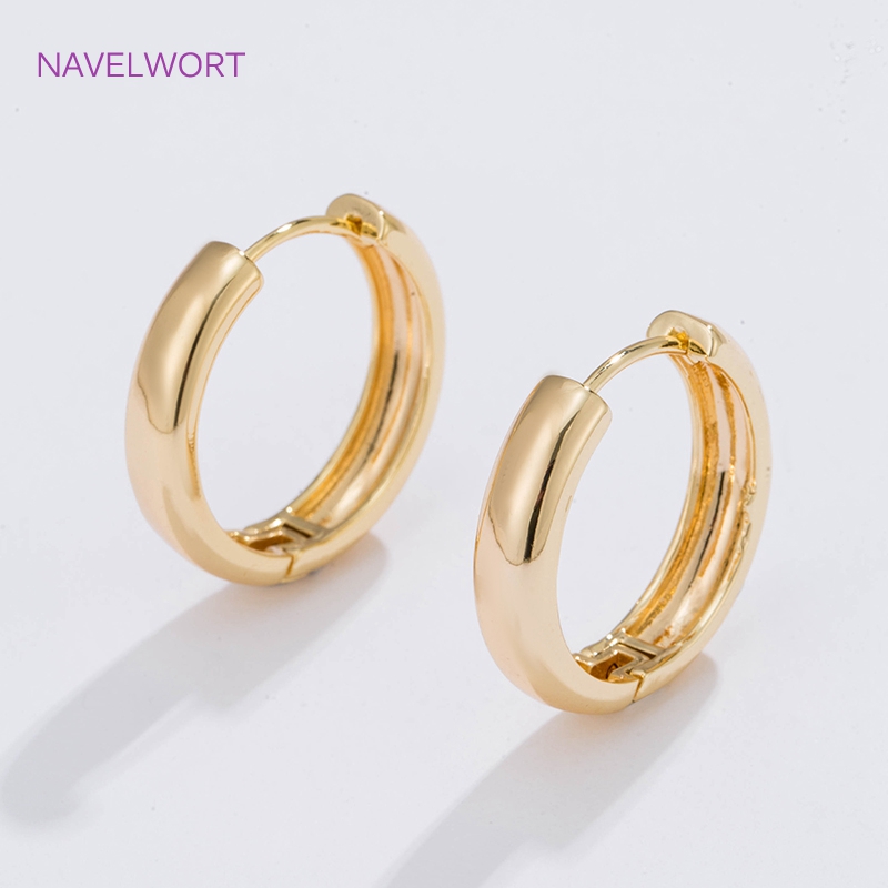 6 Sizes Gold Plated Circle Hoo - đánh giá và giá Women Fashion Hub