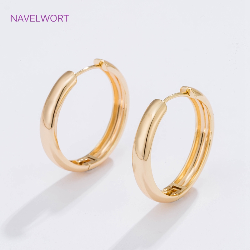 6 Sizes Gold Plated Circle Hoo - đánh giá và giá Women Fashion Hub