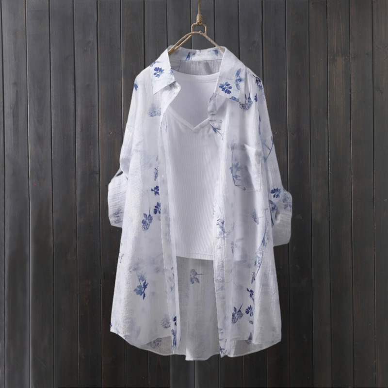 Tencel shirt women's thin coat - đánh giá và giá Women'S Fashion Long Coat
