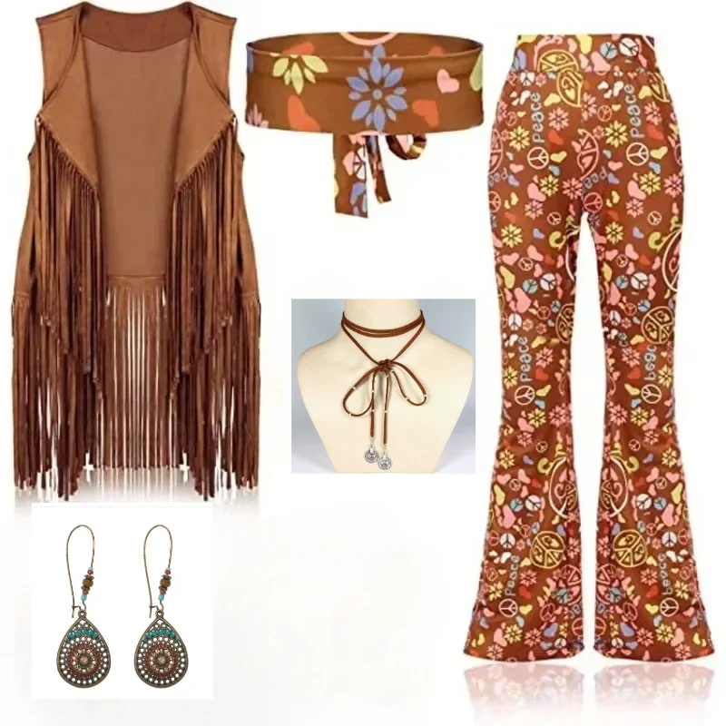 Hippie Disco 60s 70s Cosplay C - đánh giá và giá Women'S Fashion From The 70S