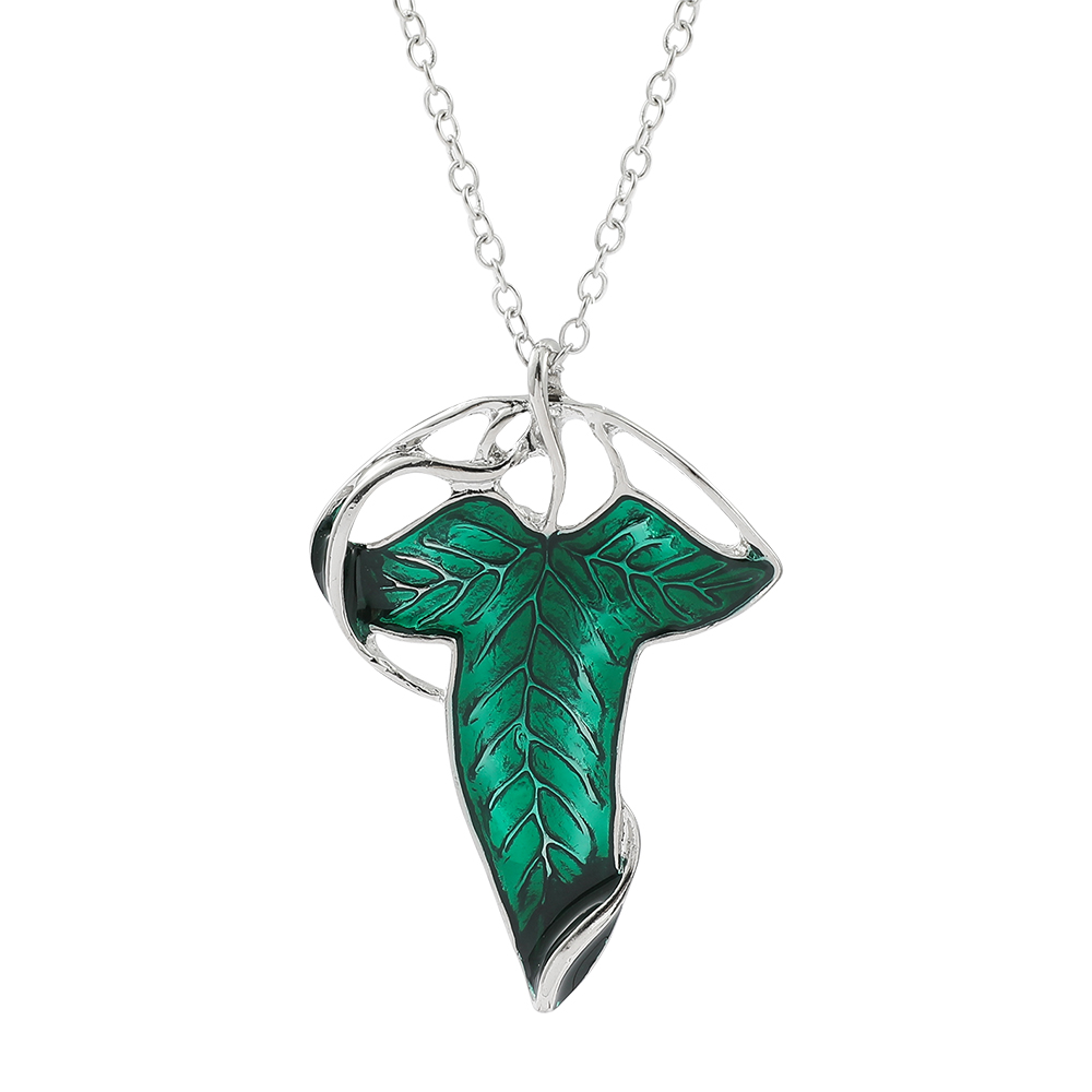Vintage Green Leaf Pendant Nec - đánh giá và giá Women Fashion Hub