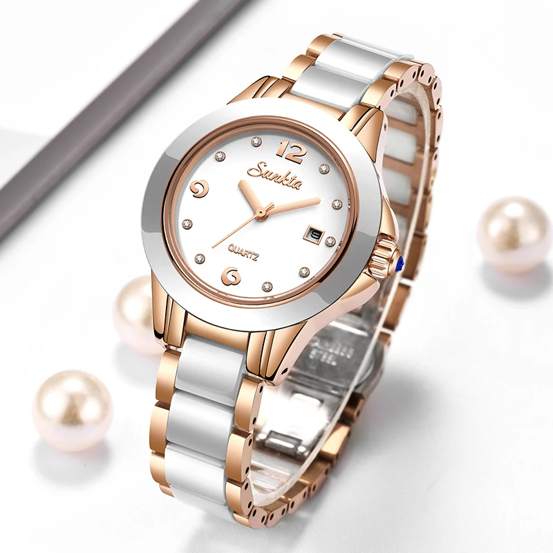 Sunkta Fashion Casual Quartz W - đánh giá và giá Fashion Women Watch
