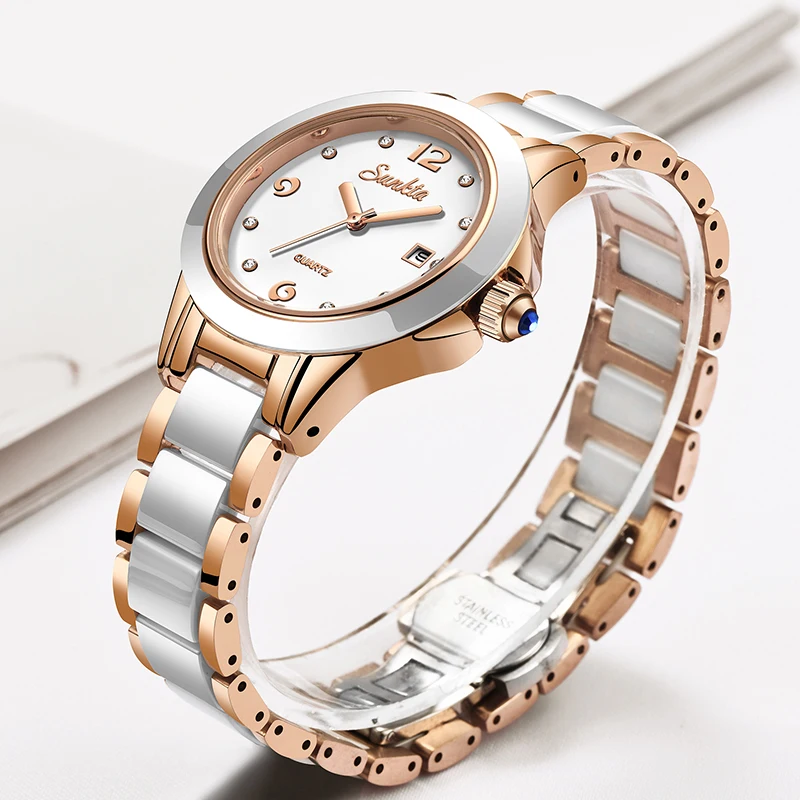 Sunkta Fashion Casual Quartz W - đánh giá và giá Fashion Women Watch