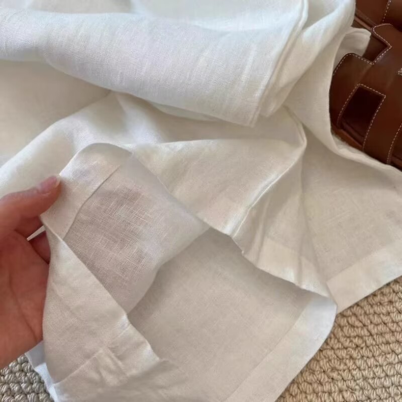 Korean White Cotton Linen Wide - đánh giá và giá Wide Leg Palazzo Pants