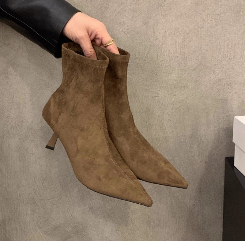 Women's Suede Stretch Ankle Bo - đánh giá và giá Women'S Fashion Socks
