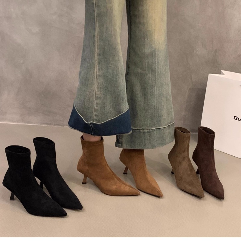Women's Suede Stretch Ankle Bo - đánh giá và giá Women'S Fashion Socks