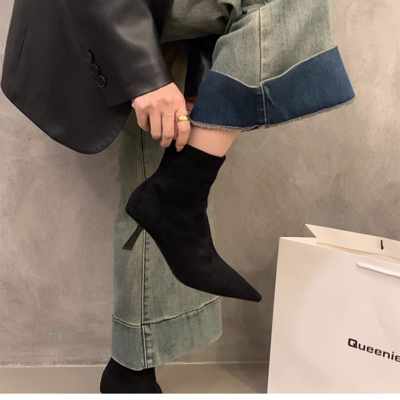Women's Suede Stretch Ankle Bo - đánh giá và giá Women'S Fashion Socks