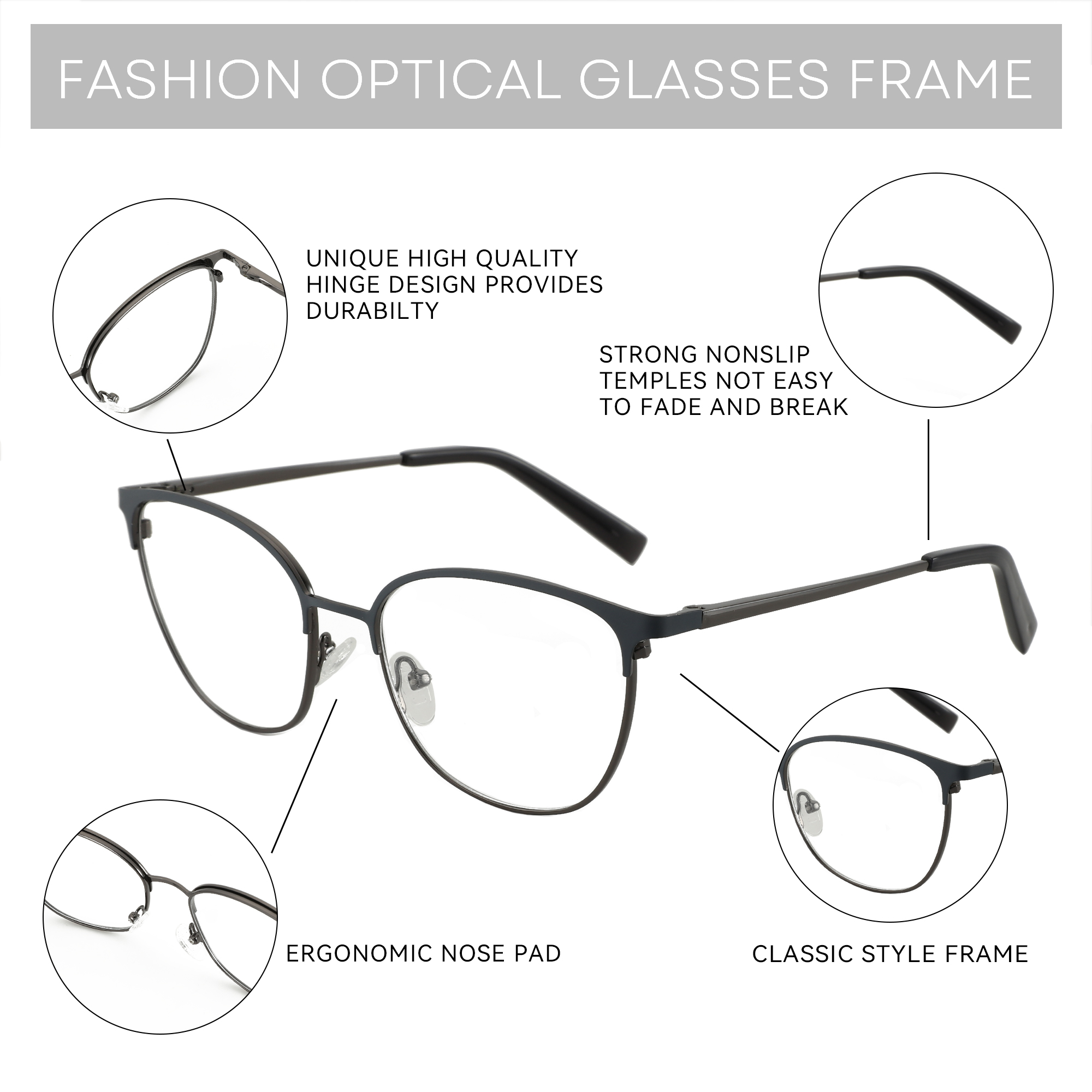 ZENOTTIC Fashion Square Optica - đánh giá và giá Women'S Fashion Glasses Non Prescription