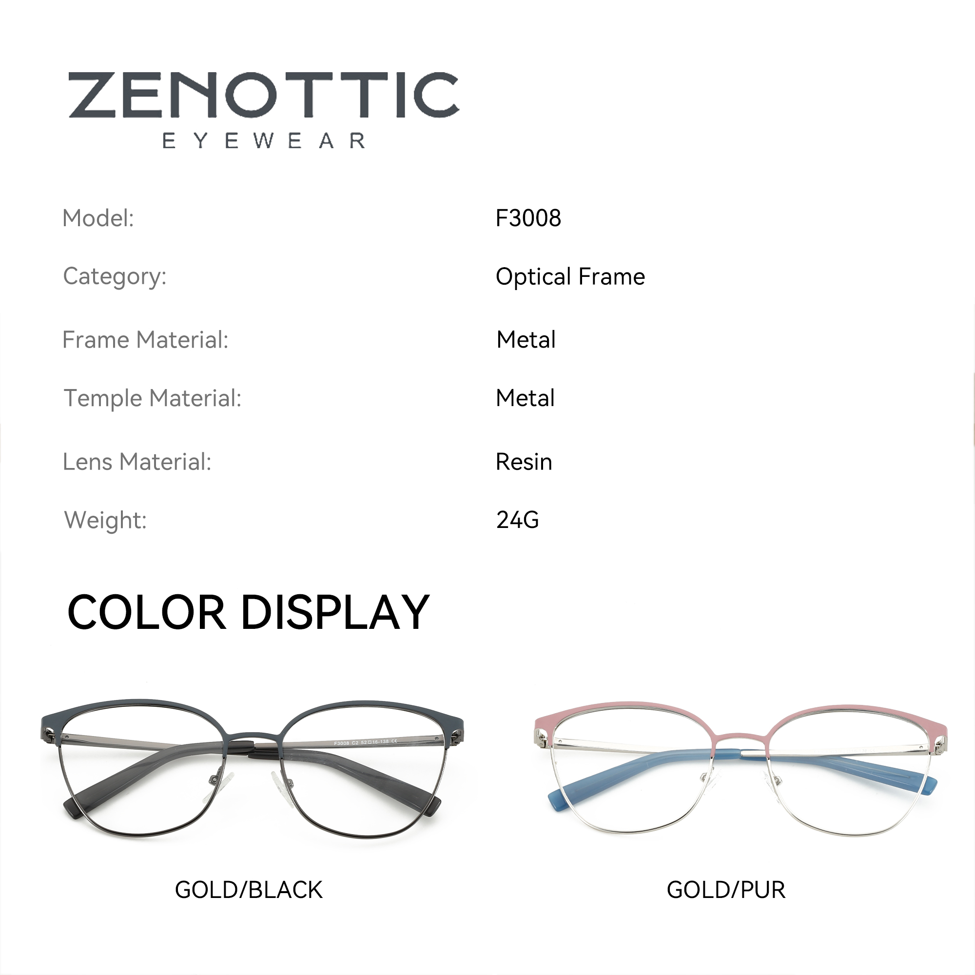 ZENOTTIC Fashion Square Optica - đánh giá và giá Women'S Fashion Glasses Non Prescription