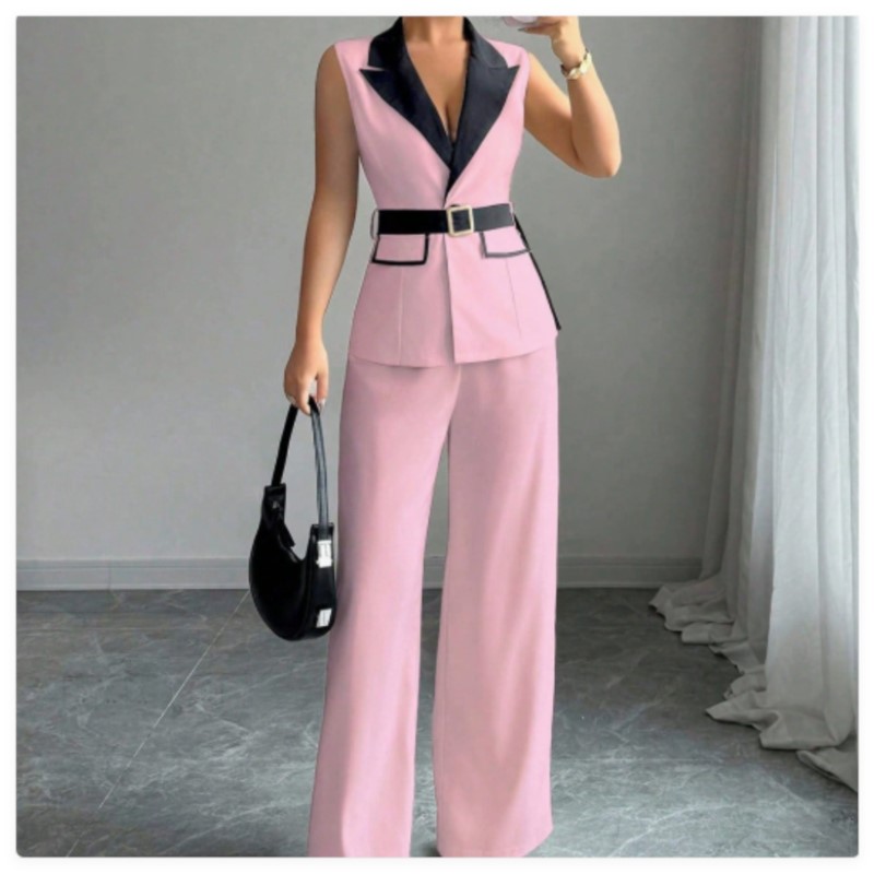 Vest Suit Women Wide Leg Pants - đánh giá và giá Wide Leg Palazzo Pants