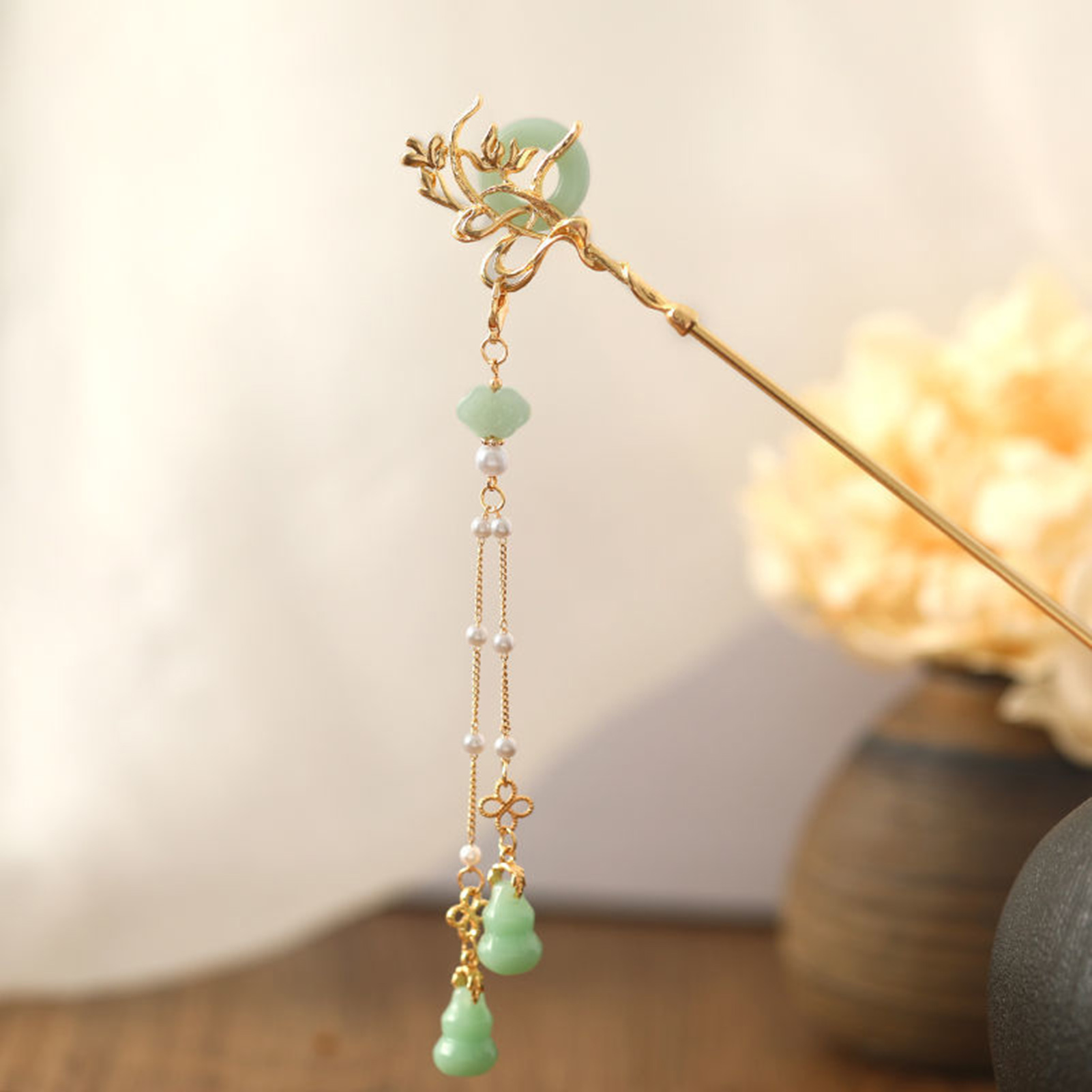 Chinese Style Glass Hairpin Fo - đánh giá và giá Women Fashion Hub