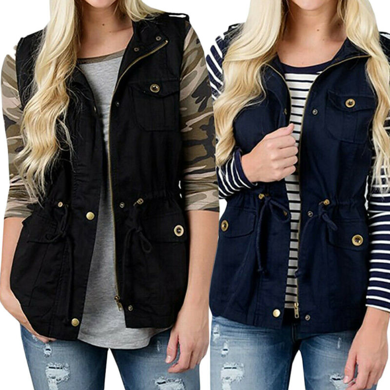 Thời Trang Nữ Áo Vest Olive Hà - đánh giá và giá Women'S Fashion Utility Vest