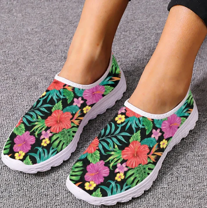 Hawaiian Hibiscus Loafers Trop - đánh giá và giá Women'S Fashion Tennis Shoes