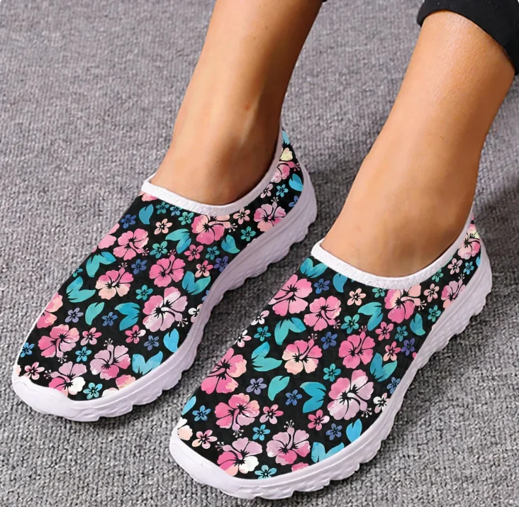 Hawaiian Hibiscus Loafers Trop - đánh giá và giá Women'S Fashion Tennis Shoes