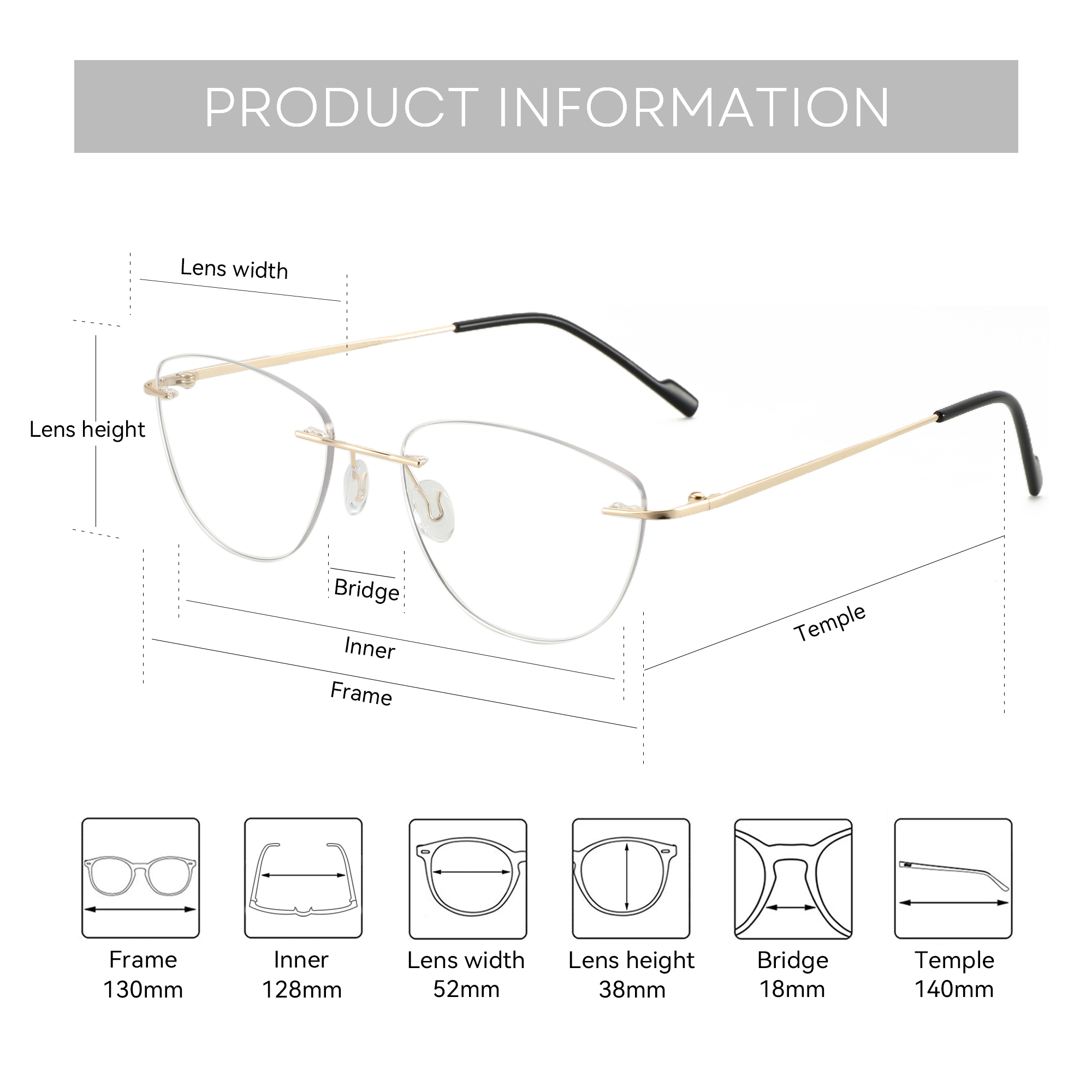 ZENOTTIC Fashion Cat Eye Rimle - đánh giá và giá Women'S Fashion Glasses Non Prescription