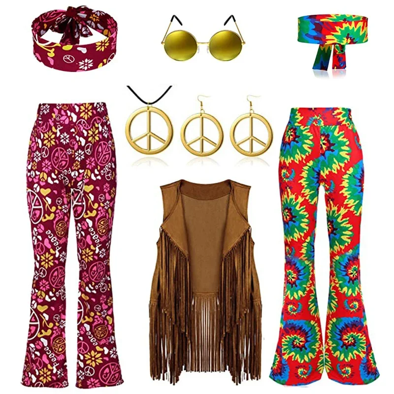 Hippie Disco 60s 70s Cosplay C - đánh giá và giá Women'S Fashion From The 70S