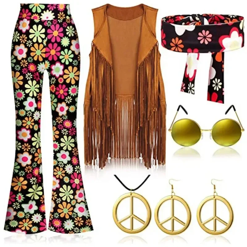 Hippie Disco 60s 70s Cosplay C - đánh giá và giá Women'S Fashion From The 70S