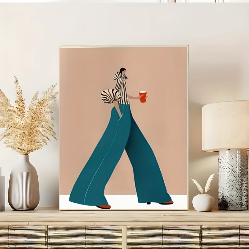 Fashionable Blue Pants Woman P - đánh giá và giá Fashion Women Picture