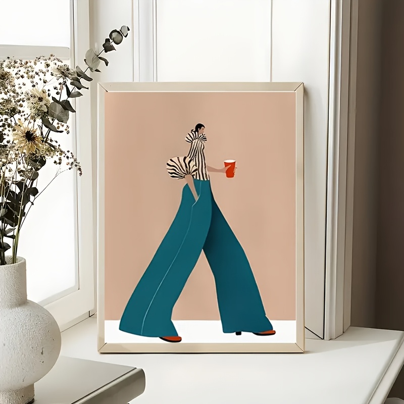 Fashionable Blue Pants Woman P - đánh giá và giá Fashion Women Picture